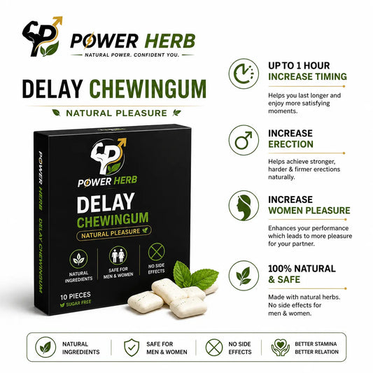 Delay Timing Chewing Gum